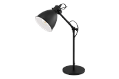 Lampen - EGLO PRIDDY Tafellampen, zwart, wit - 49469