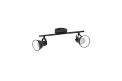 Lampen - EGLO SERAS 2 spot, zwart - 98398