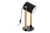 Lampen - EGLO HORNWOOD Tafellampen, bruin - 43519