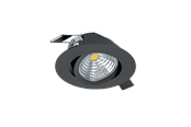 Lampen - EGLO SALICETO inbouwarmatuur, zwart - 98609
