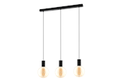 Lampen - EGLO POZUETA hanglamp, zwart - 98662