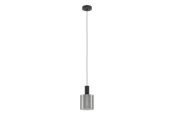 Lampen - EGLO GOROSIBA hanglamp, zwart-transparant - 98752