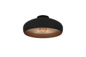 Lampen - EGLO MOGANO Plafondarmaturen, zwart, koper - 94547