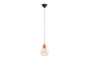 Lampen - EGLO TARBES hanglamp, koperkleuren - 94193