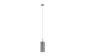 Lampen - EGLO SELVINO hanglamp, zwart-transparant - 98694