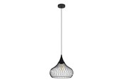 Lampen - EGLO STAVERTON hanglamp, zwart - 43344