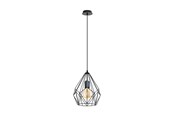 Lampen - EGLO CARLTON hanglamp, zwart - 32643