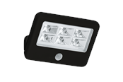 Lampen - EGLO GAVELLO battery wall lamp with sensor black - 33859