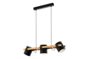 Lampen - EGLO HORNWOOD hanglamp, bruin - 43517