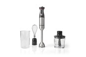 Blender - Nedis Hand blender KAHB400CAL - hand blender - black/aluminum - 800 W - KAHB400CAL