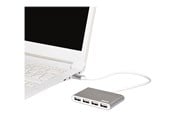 USB hub - PORT Designs PORT Connect USB hub - 4 - Grijs - 900120