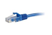 Netwerk - kabel - C2G Cat6 Booted Unshielded (UTP) Network Patch Cable - patch cable - 50 cm - blue - Blauw - 0.5m - 83385