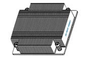 CPU koeler - Supermicro Server ZUB Super Micro SNK-P0049P - CPU koelelement (zonder fan) - SNK-P0049P