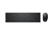 Toetsenbord - Dell Pro - Keyboard and mouse set - Universal - Zwart - KM5221WBKB-INT