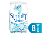 Scheerapparatuur - Gillette-Venus Simply Venus 2 - 8 pcs - 7702018024599