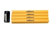 Schrijf- en tekengerei - Millarco Timmermanspotloden 12 stuks met puntenslijper - 40344