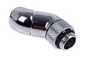 Doe-het-zelf waterkoeling - Alphacool Eiszapfen Connector Series Double 45° Angle AV / multimedia paneel - 17251