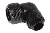 Doe-het-zelf waterkoeling - Alphacool Eiszapfen 13 mm HardTube compressie fitting 90° draaibaar G1/4 - compressie hoekfitting voor vloeistofkoelsysteem - 17393