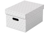 Archivering & Opslag - Esselte Home Middelgrote Opbergdoos, Set van 3 Wit - 628282