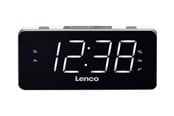 DAB & Wekkerradio - Lenco CR-18 - clock radio - FM - Wit - CR-18 White