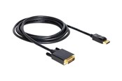 Beelscherm- en tv-kabel - DeLOCK DVI-kabel - 3 m - 82592