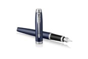 Schrijf- en tekengerei - Parker IM Fountain Pen | Matte Blauw | Fine Nib with Blauw Inkt Refill | Gift Box - 1931647