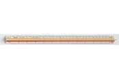 Schrijf- en tekengerei - Rotring Triangular Scale 30cm / Architect 1:20 1:25 1:50 1:75 1:100 1:125 - S0220481