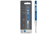 Schrijf- en tekengerei - Parker Gel Pen Refill | Medium Tip (0.7mm) | Blue QUINK Ink | 1 Count - S0881280