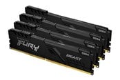RAM - Kingston FURY Beast DDR4-3600 - 64GB - CL18 - Quad Channel (4 pcs) - Intel XMP - Zwart - KF436C18BBK4/64