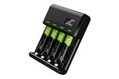 Batterij - Green Cell VitalCharger Batterij charger - 0.5 Watt - with 4 x AA NiMH 800 mAh rechargeable Batterijen - GRSETGC02