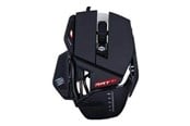 Muis - Mad Catz R.A.T. 4+ Optical Gaming Mouse - Gaming muis - Optisch - 9 knoppen - Zwart - MR03MCINBL000-0
