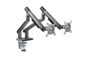 Monitorbevestiging - Alterzone Arm Duo dual aluminum monitor arms Space gray - ALZDARM17-32-G