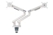 Monitorbevestiging - Alterzone ARM Duo dual aluminum Monitor ARM Wit - ALZDARM17-32-W