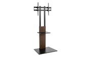 Muurbevestigingen, AV-bevestigingen & AV-meubels - Alterzone Slim 7s TV floor stand with shelf for 37"-70" TVs Walnut - Max - recommended for - ALZTVSLIMD37-70-BB