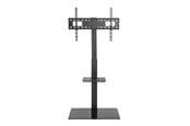 Muurbevestigingen, AV-bevestigingen & AV-meubels - Alterzone Slim 7g TV stand with glass base for 37"-70" TVs Black - Max 40 kg - recommended for - ALZTVSLIMGL37-70-T