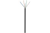 Netwerk - kabel - Pro CAT 6 network cable U/UTP black 100 m - CCA cop - Zwart - 100m - 4040849572937