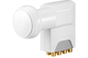 Schakelkasten en kasten - Goobay Universal Octo LNB wit-grijs - digitale SAT-LNB - 4040849672736