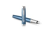Schrijf- en tekengerei - Parker IM Premium Blauw Grijs CT Fountain pen F Blauw - 2143651