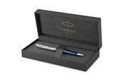 Schrijf- en tekengerei - Parker Sonnet Metaal & Blauw CT Ballpen m Blauw - 2119649