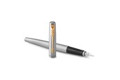 Schrijf- en tekengerei - Parker Jotter Edelstaal Goud TrimFountain Pen m Blauw - 2030948