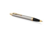 Schrijf- en tekengerei - Parker IM Ballpoint Pen | Geborsteld metaal | Gemiddeld Point Blauw Inkt | Gift Box - 1931670