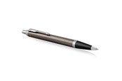 Schrijf- en tekengerei - Parker IM Ballpoint Pen Dark Espresso with Gemiddeld Point Blauw Inkt Refill (1931671) - 1931671