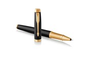 Schrijf- en tekengerei - Parker IM Rollerball Pen | Premium zwart | Fine Point Zwart Inkt | Gift Box - 1931660