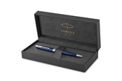 Schrijf- en tekengerei - Parker Sonnet Blauw Lacquer P.T. Ballpen m Zwart - 1931536