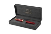 Schrijf- en tekengerei - Parker Sonnet Rood Lacquer G.T Rollerball F Zwart - 1931475