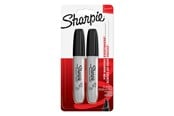 Schrijf- en tekengerei - Sharpie Permanent Markers | Chisel Tip | Zwart | 2 Count - 1986195