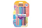 Schrijf- en tekengerei - Paper Mate Flair Tropical Vacation 6-Blister m Assorted colours - 2028906