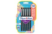 Schrijf- en tekengerei - Paper Mate Flair 5-Blister m Zwart - 2028909