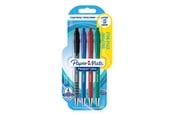 Schrijf- en tekengerei - Paper Mate Flexgrip Ultra RT ballpen 3+1-Blister m Zwart - 2027735