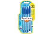 Schrijf- en tekengerei - Paper Mate InkJoy 100 Capped 4-Bag m Blauw - 1956711